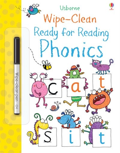 Front cover_Wipe Clean Ready For Reading Phonics