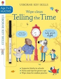 Front cover_Wipe-clean Telling The Time 7-8