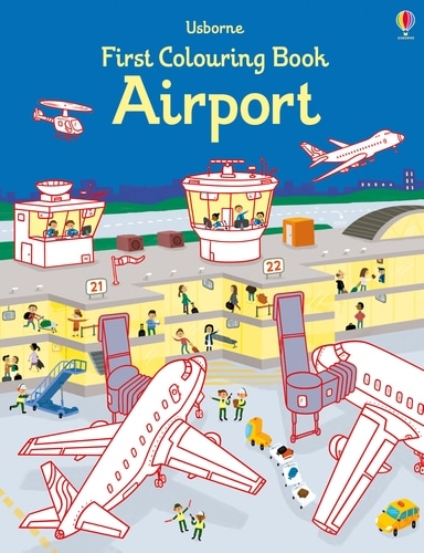 Front cover_First Colouring Book Airport