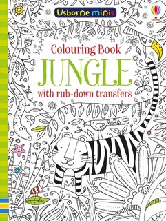 Front cover_Colouring Book Jungle With Rub-down Transfers
