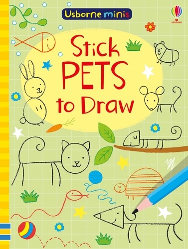 Front cover_Stick Pets To Draw