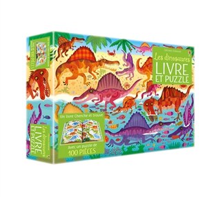 Couverture_LES DINOSAURES LIVRE ET PUZZLE