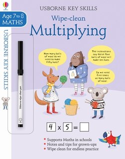 Key Skills Wipe-clean:  Multiplying 7-8