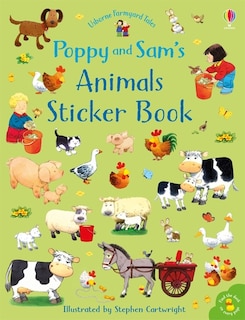 Front cover_Poppy & Sam's Animals Sticker Book