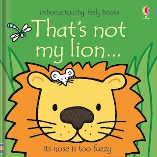 Front cover_That's Not My Lion... Board Book