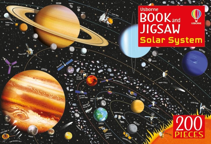 Front cover_Usborne Book & Jigsaws: The Solar System