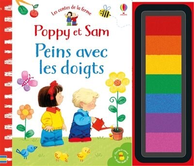 Front cover_LES CONTES DE LA FERME POPPY ET SAM - PEINS AVEC LES DOIGTS -  LES CONTES DE LA FERME