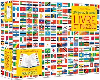 Couverture_DRAPEAUX DU MONDE - COFFRET LIVRE ET PUZZLE