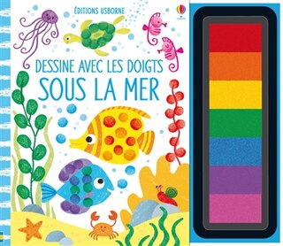 Couverture_SOUS LA MER - DESSINE AVEC LES DOIGTS