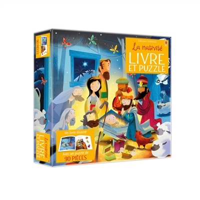 PUZZLE LA NATIVITE: COFFRETS LIVRE ET PUZZLE