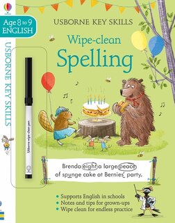 Front cover_Key Skills Wipe-clean:  Spelling 8-9