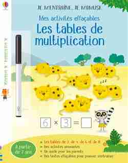 TABLES MULTIPLICATION: JE M'ENTRAINE, JE M'AMUSE de Bathie