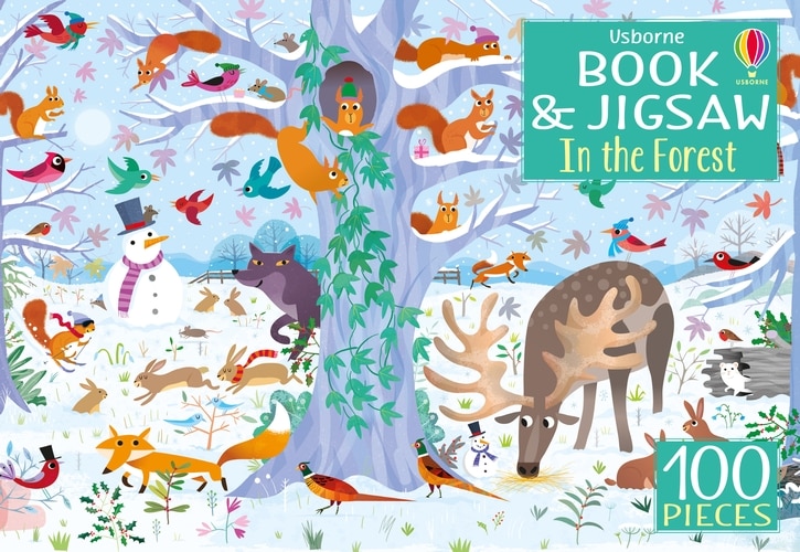 Front cover_Usborne Book & Jigsaw: In The Forest