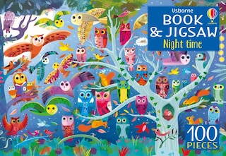 Front cover_Uborne Book and Jigsaw: Night Time