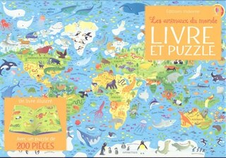 LES ANIMAUX DU MONDE LIVRE & PUZZLE