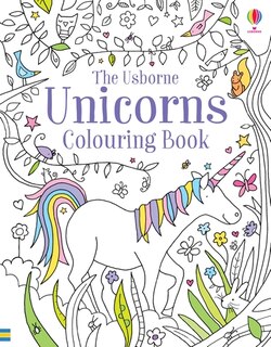 Front cover_Unicorns Colouring Book