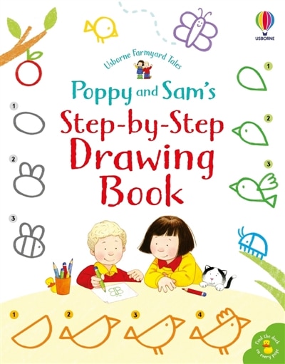 Front cover_Poppy And Sam's Step-by-step Drawing Book