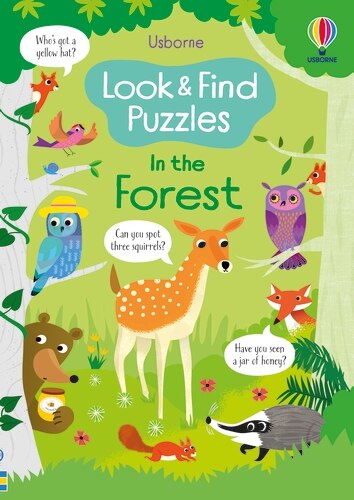 Front cover_Look And Find Puzzles: In The Forest