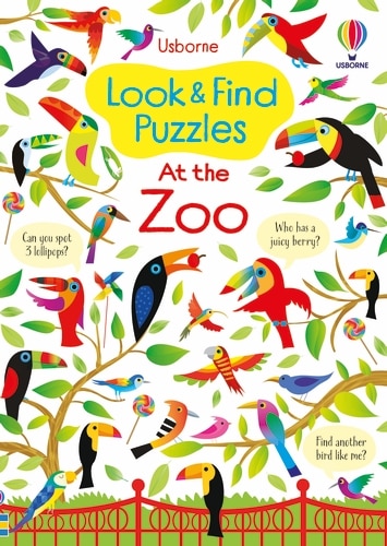 Couverture_Look and Find Puzzles: At The Zoo