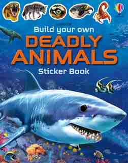 Build Your Own Deadly Animals Sticker Book de Simon Tudhope