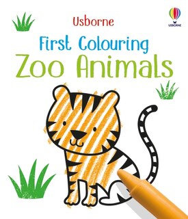 Front cover_First Colouring Zoo Animals