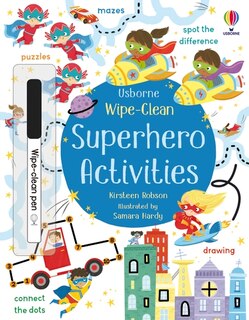 Front cover_Wipe-clean Superhero Activities
