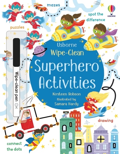 Front cover_Wipe-clean Superhero Activities