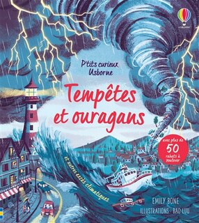 Front cover_TEMPETES ET OURAGANS - P'TITS CURIEUX USBORNE