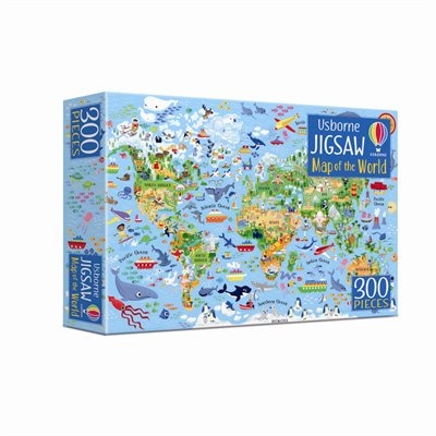 Map Of The World Book And Jigsaw