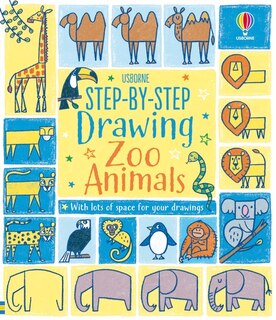 Front cover_Step By Step Drawing Zoo Animals