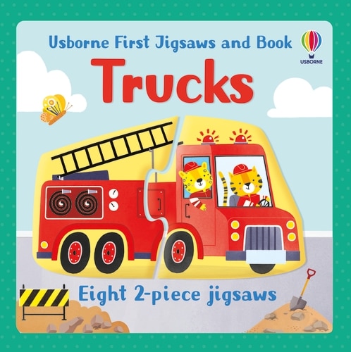 Front cover_Usborne First Jigsaws: Trucks