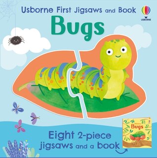 Front cover_Usborne First Jigsaws: Bugs