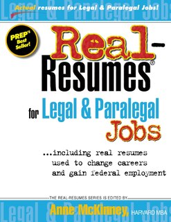 Front cover_Real-Resumes for Legal & Paralegal Jobs