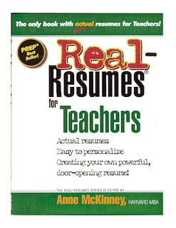 Front cover_Real-Resumes for Teachers