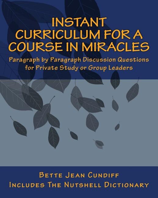 Front cover_Instant Curriculum for A Course in Miracles