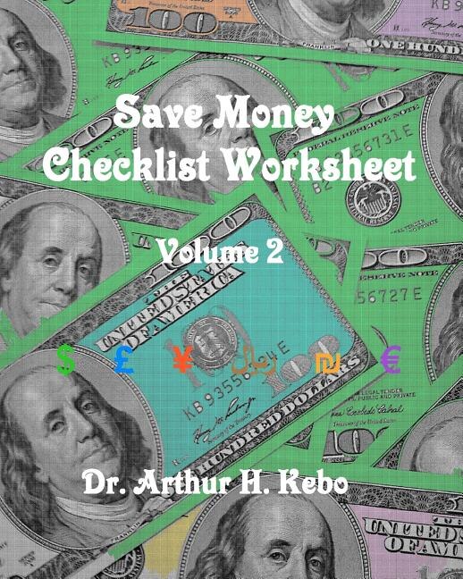 Front cover_Save Money Checklist Worksheet - Volume 2