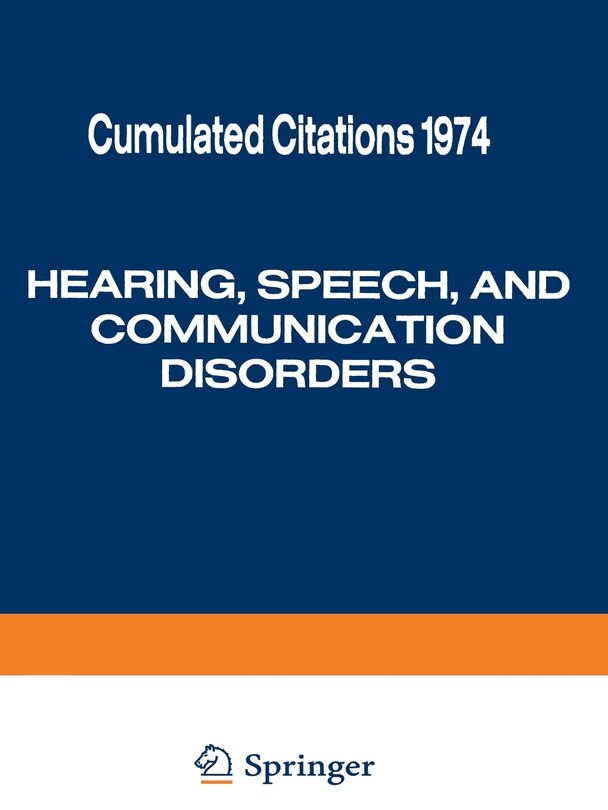 Front cover_Hearing, Speech, and Communication Disorders