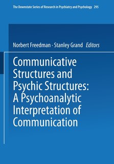 Front cover_Communicative Structures and Psychic Structures