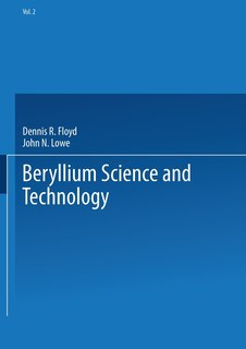 Couverture_Beryllium Science and Technology
