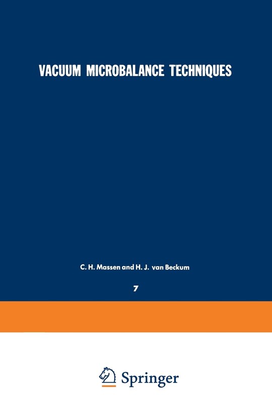 Front cover_Vacuum Microbalance Techniques