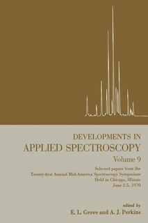 Couverture_Developments in Applied Spectroscopy