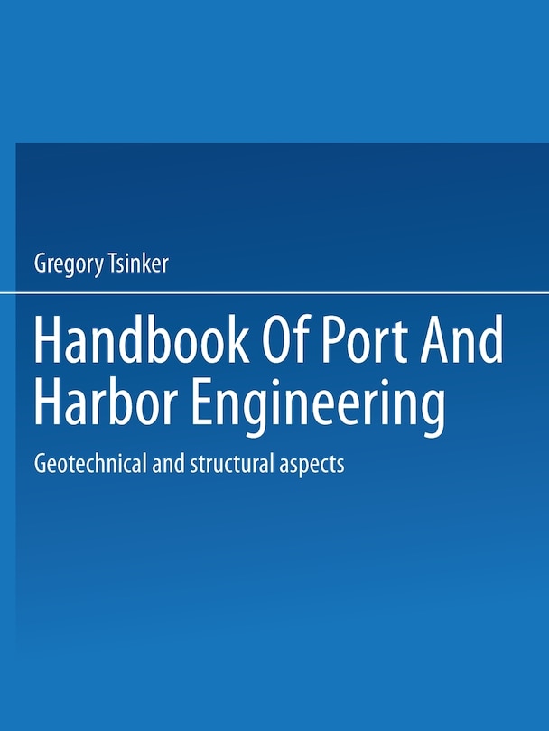 Couverture_Handbook of Port and Harbor Engineering