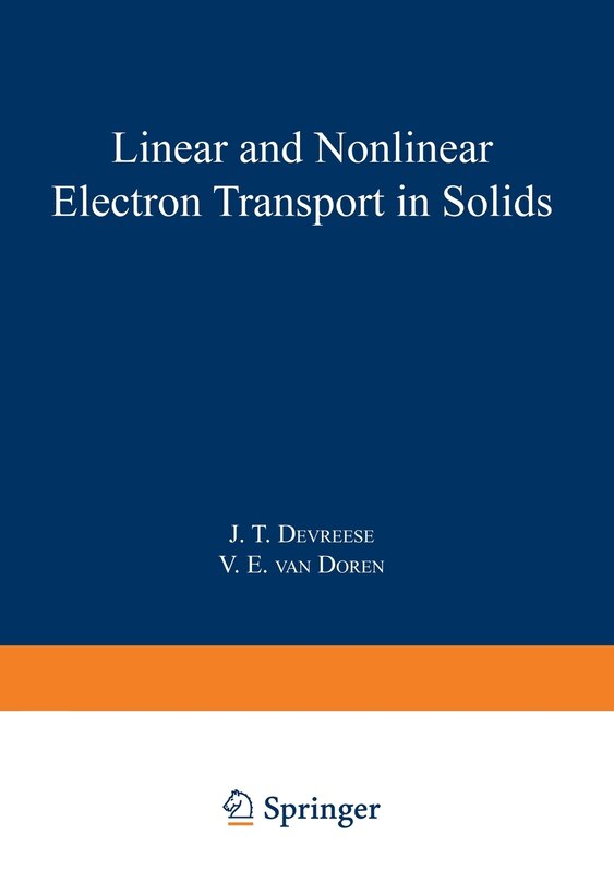 Couverture_Linear and Nonlinear Electron Transport in Solids