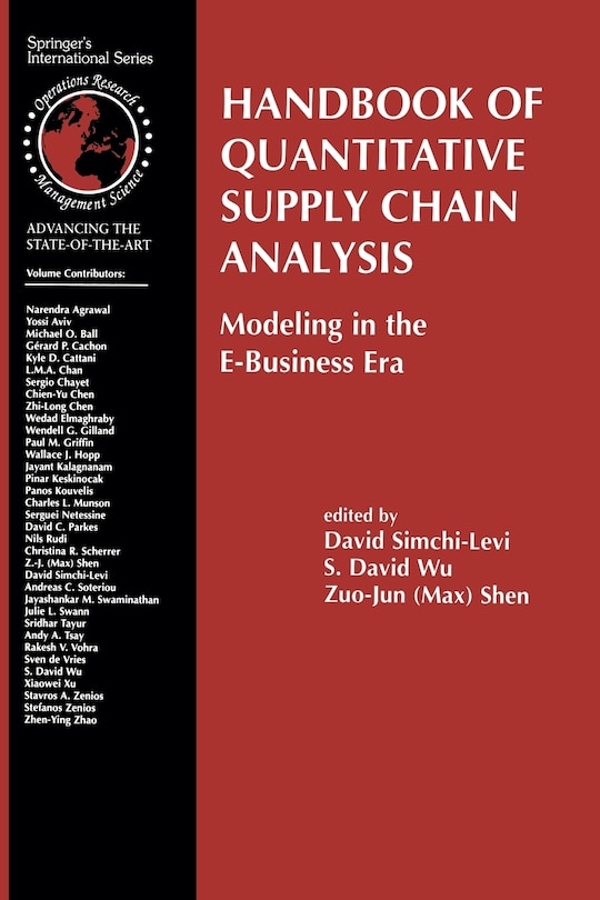 Front cover_Handbook of Quantitative Supply Chain Analysis