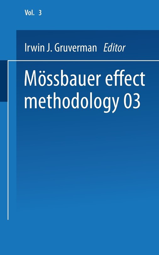 Couverture_Mössbauer Effect Methodology