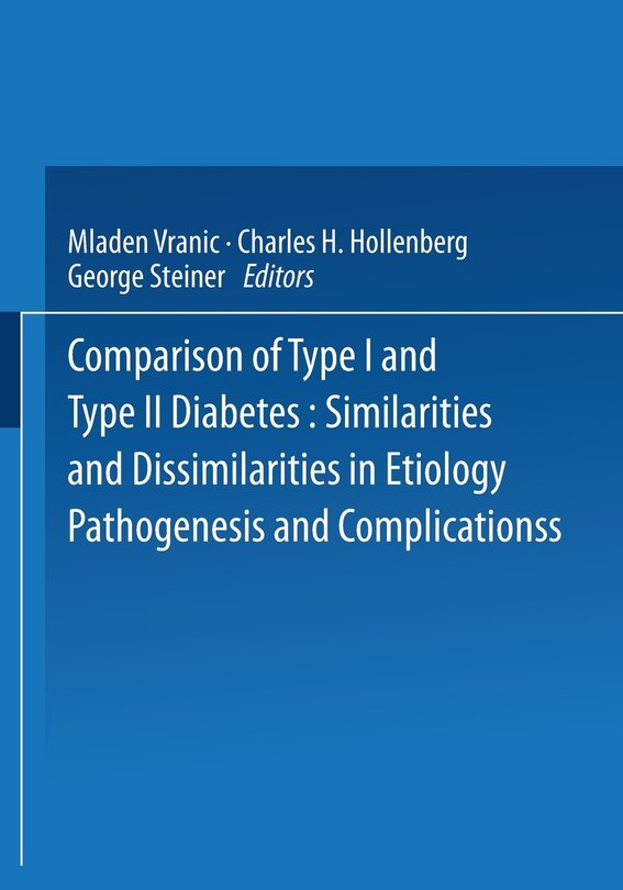 Front cover_Comparison of Type I and Type II Diabetes