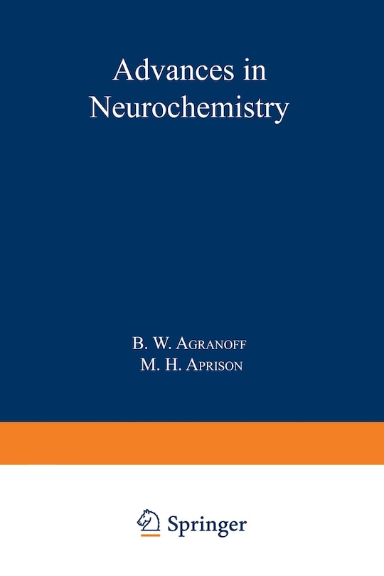 Couverture_Advances in Neurochemistry
