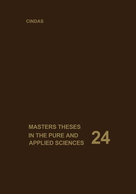 Couverture_Masters Theses in the Pure and Applied Sciences