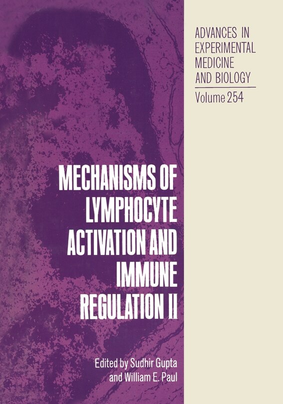 Front cover_Mechanisms of Lymphocyte Activation and Immune Regulation II