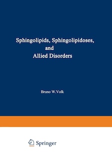 Couverture_Sphingolipids, Sphingolipidoses and Allied Disorders